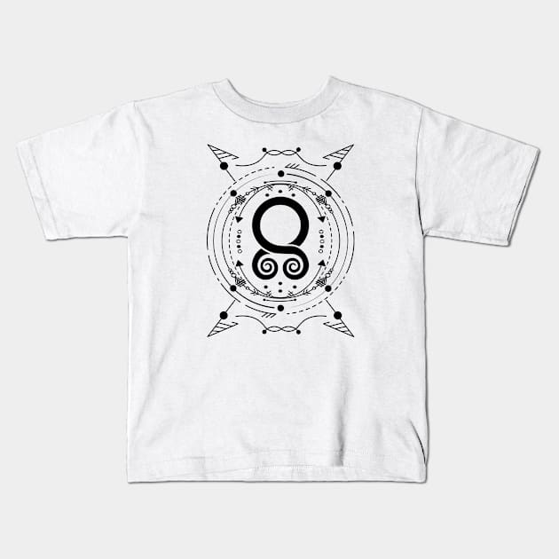 The Troll Cross | Norse Pagan Symbol Kids T-Shirt by CelestialStudio